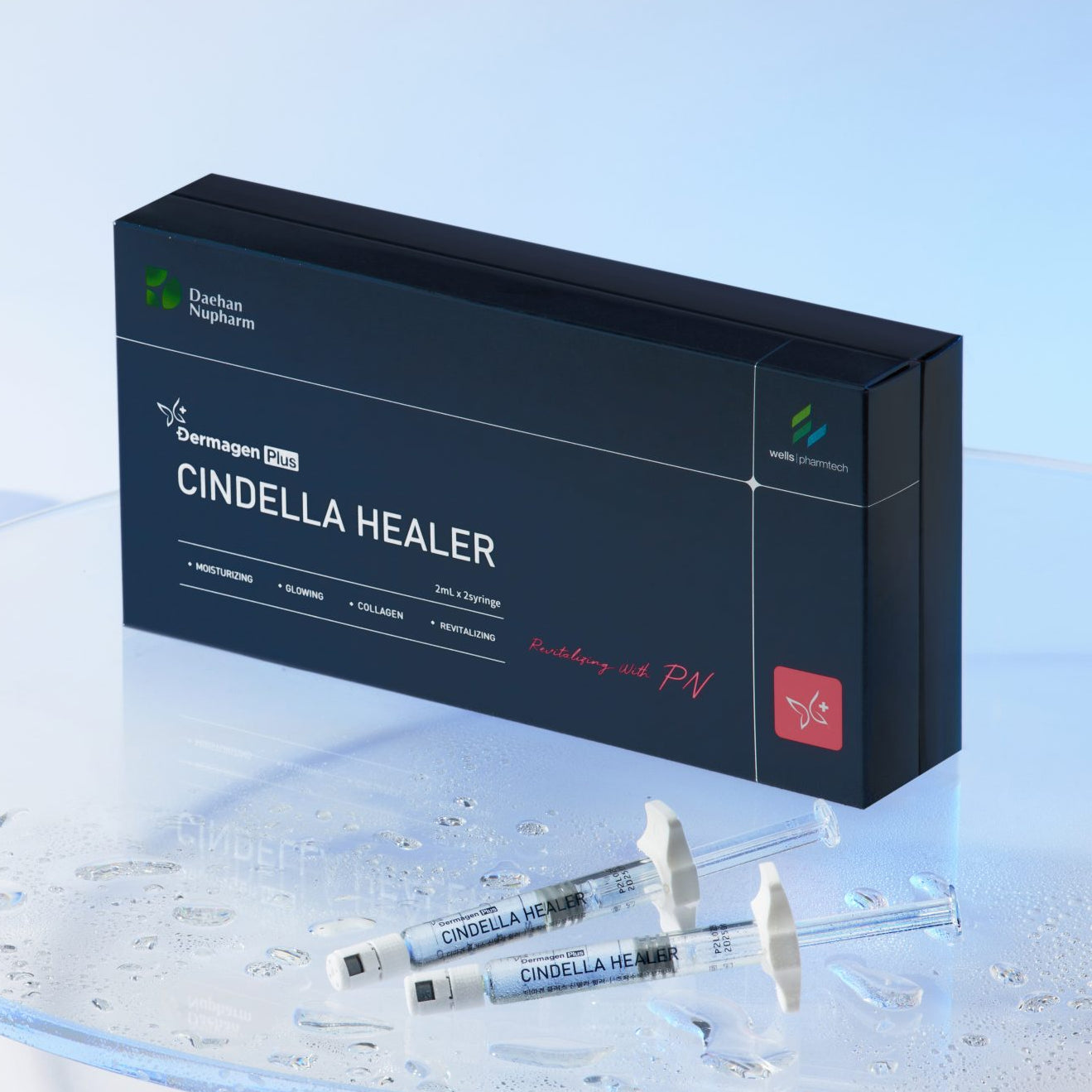 Authentic CINDELLA HEALER PN 2% Salmon DNA Skin Booster Anti-aging Korea Wholesale