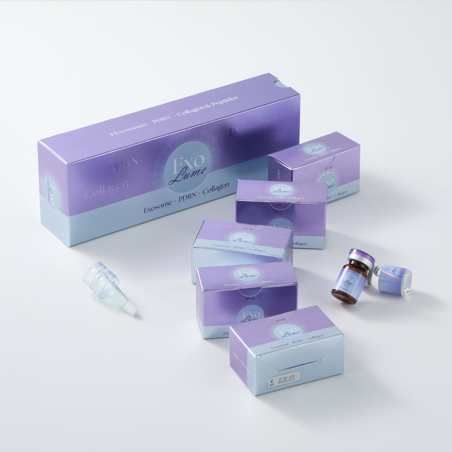 Authentic EXOLUME Exosome Skin Booster PDRN Collagen Peptide Korea Wholesale