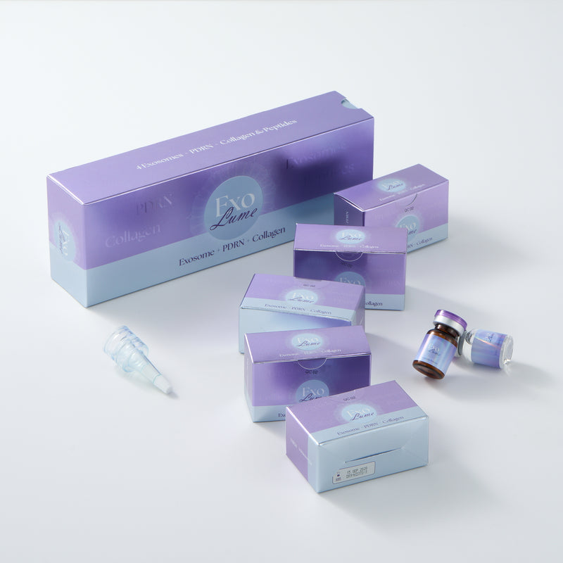 Authentic EXOLUME Exosome Skin Booster PDRN Collagen Peptide Korea Wholesale