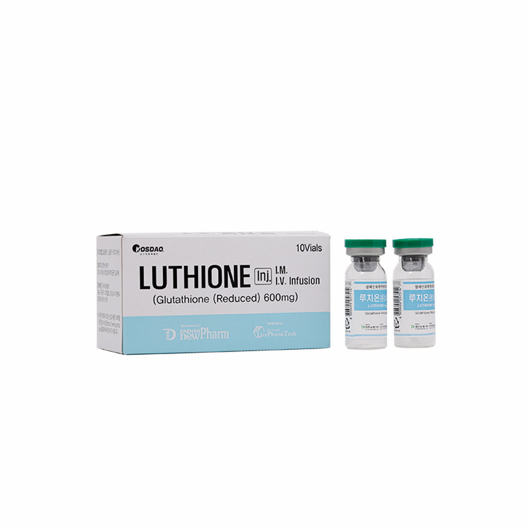 Authentic LUTHIONE Inj 600mg Glutathione Whitening Injection Korea Wholesale