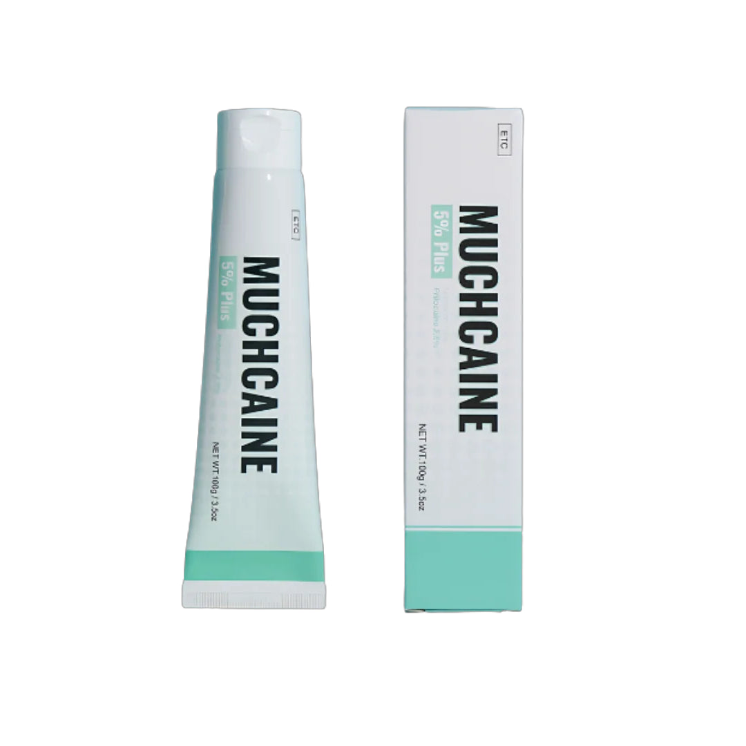 Authentic MUCHCAINE PLUS CREAM Lidocaine Topical Anesthetic Numbing Cream Korea Wholesale