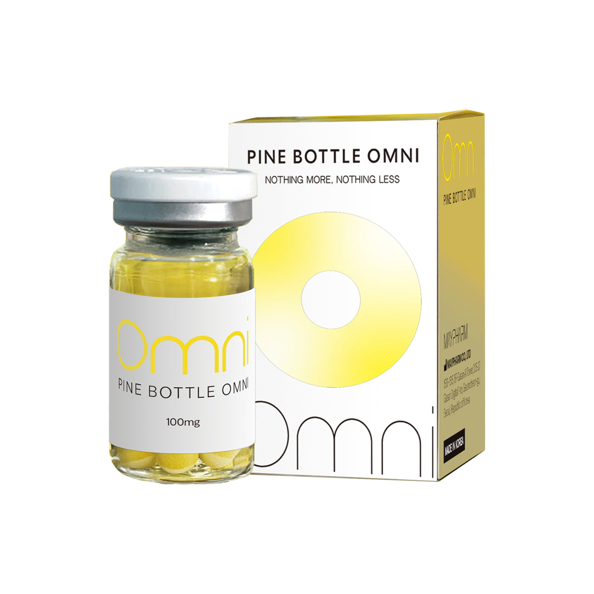 Authentic Pine Bottle OMNI PLA PN NAD Skin Booster Korea Wholesale