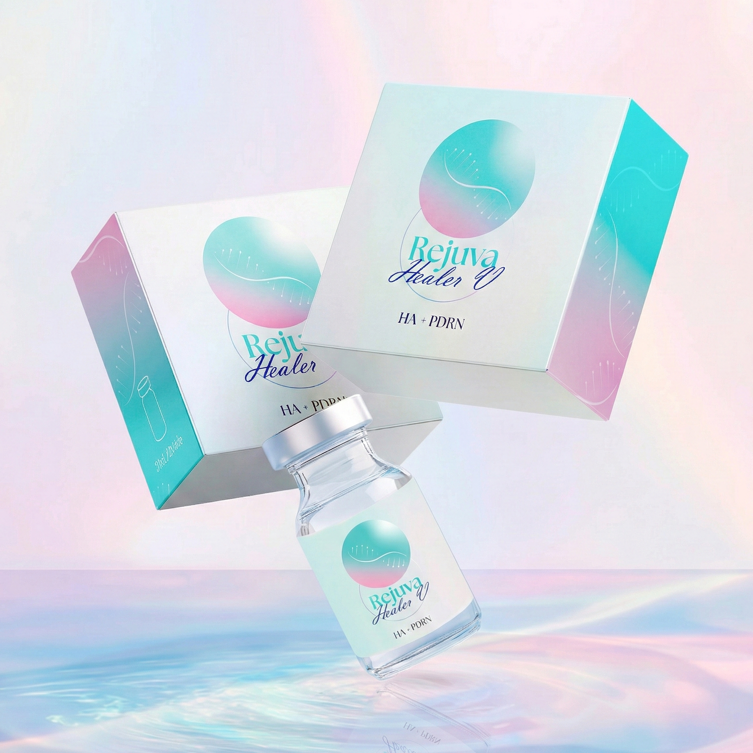 Authentic Rejuva Healer V PDRN Hyaluronic Acid Skin Booster Pore Tightening Korea Wholesale