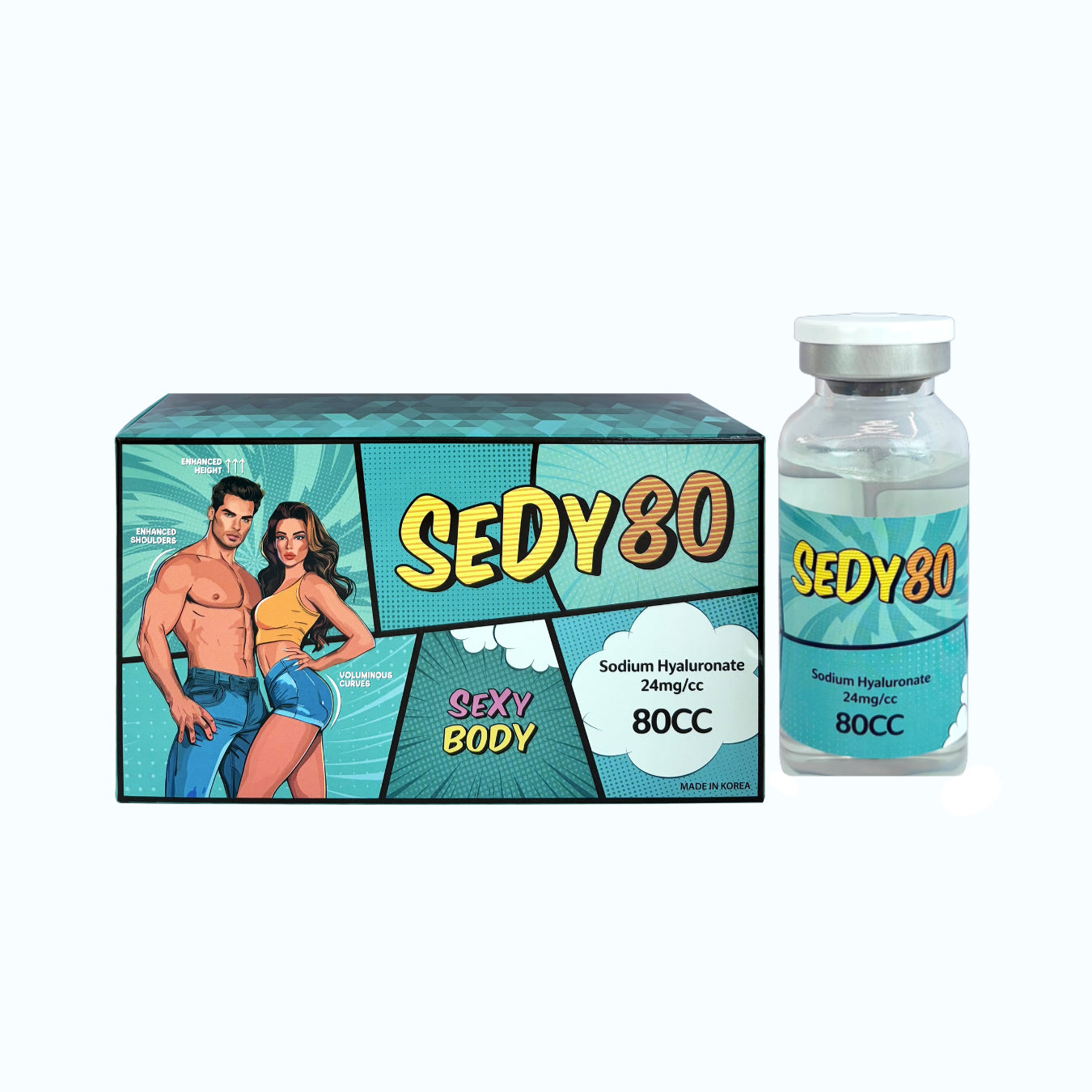 Authentic SEDY FILL 80cc Hyaluronic Acid Body Filler Breast Buttock Korea Wholesale