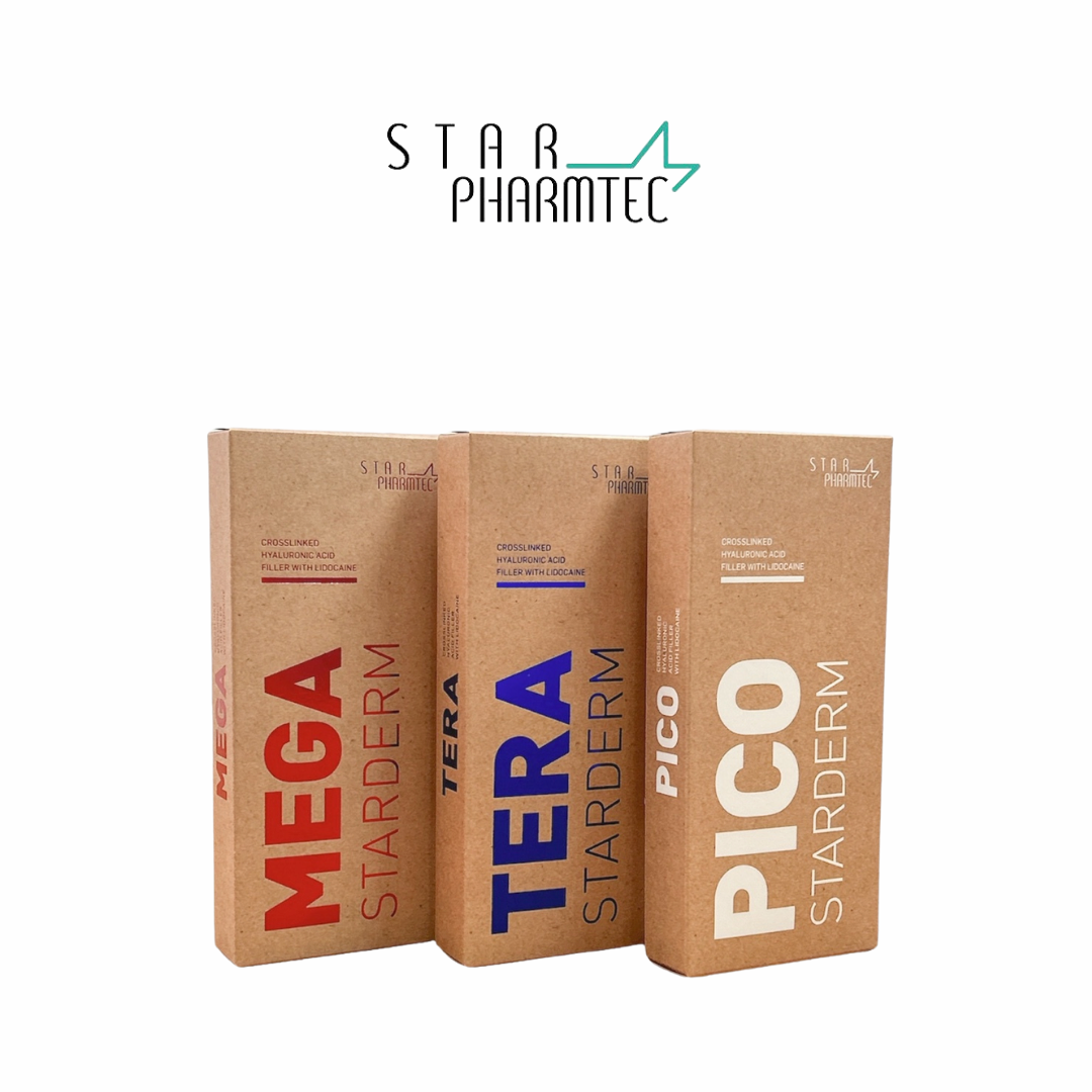 Authentic STARDERM Pico Mega Tera Hyaluronic Acid Dermal Filler Korea Wholesale