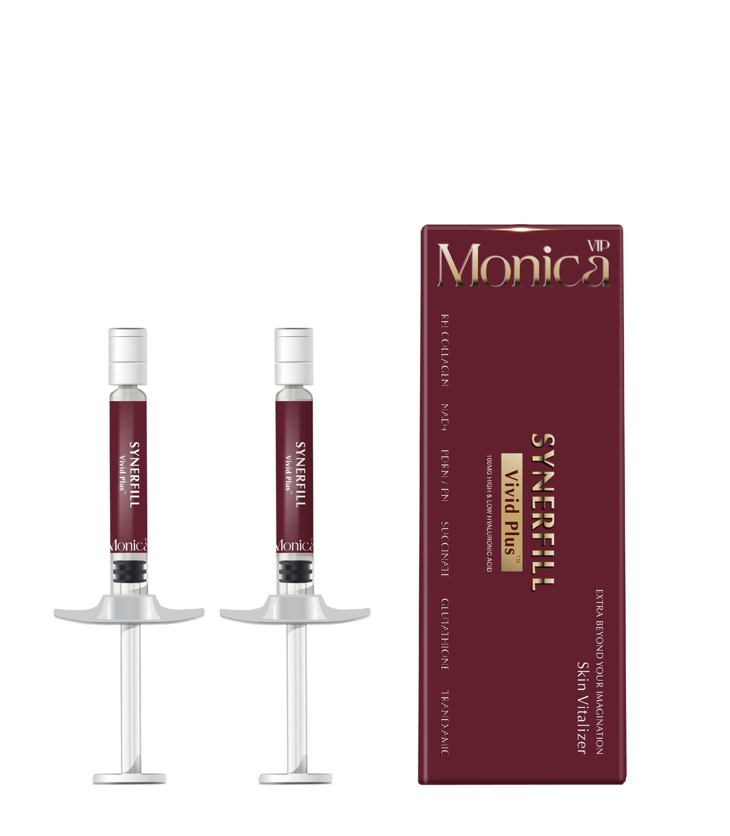 Authentic SYNERFILL VIVID PLUS HA PDRN PN RH Collagen Skin Brightening Booster Korea Wholesale