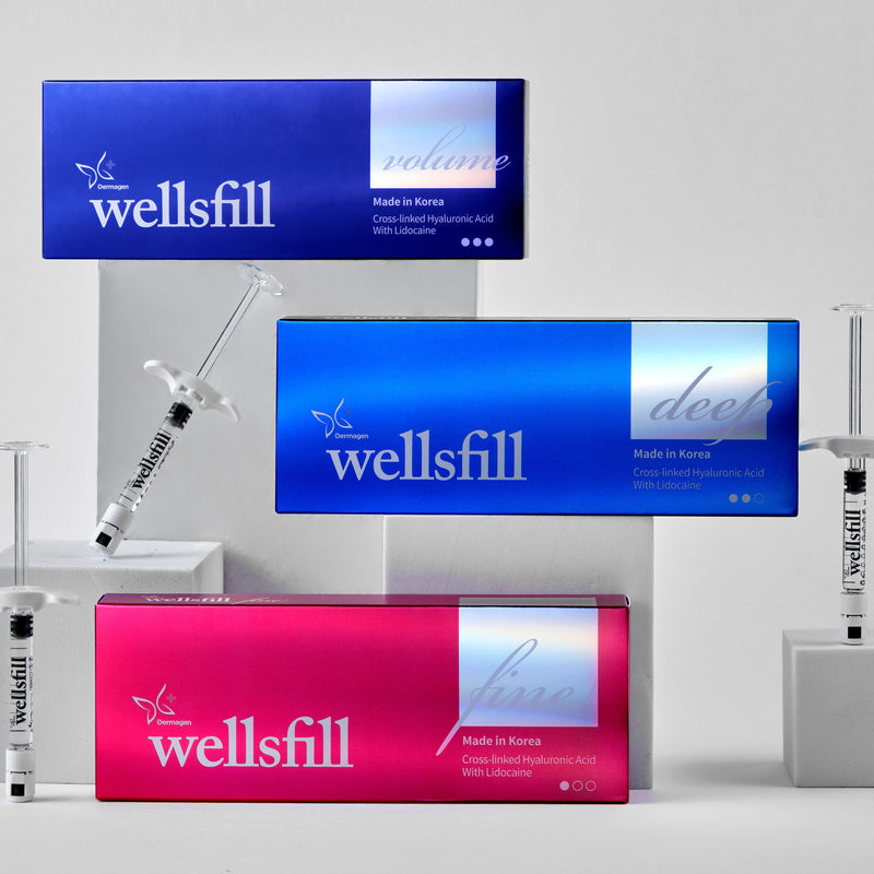 Authentic Wellsfil Fine Deep Volume Hyaluronic Acid Dermal Filler Korea Wholesale