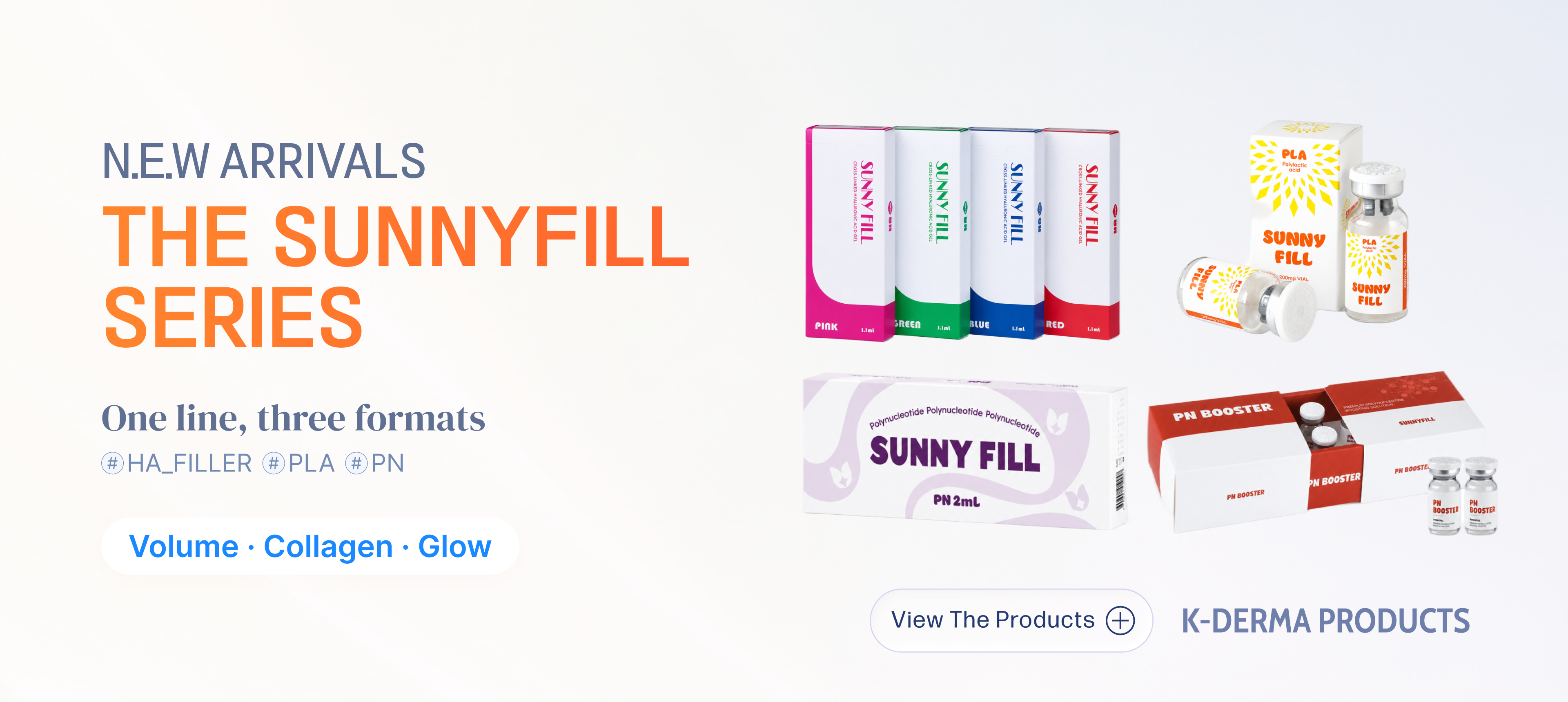 Sunnyfill Series new arrivals banner desktop